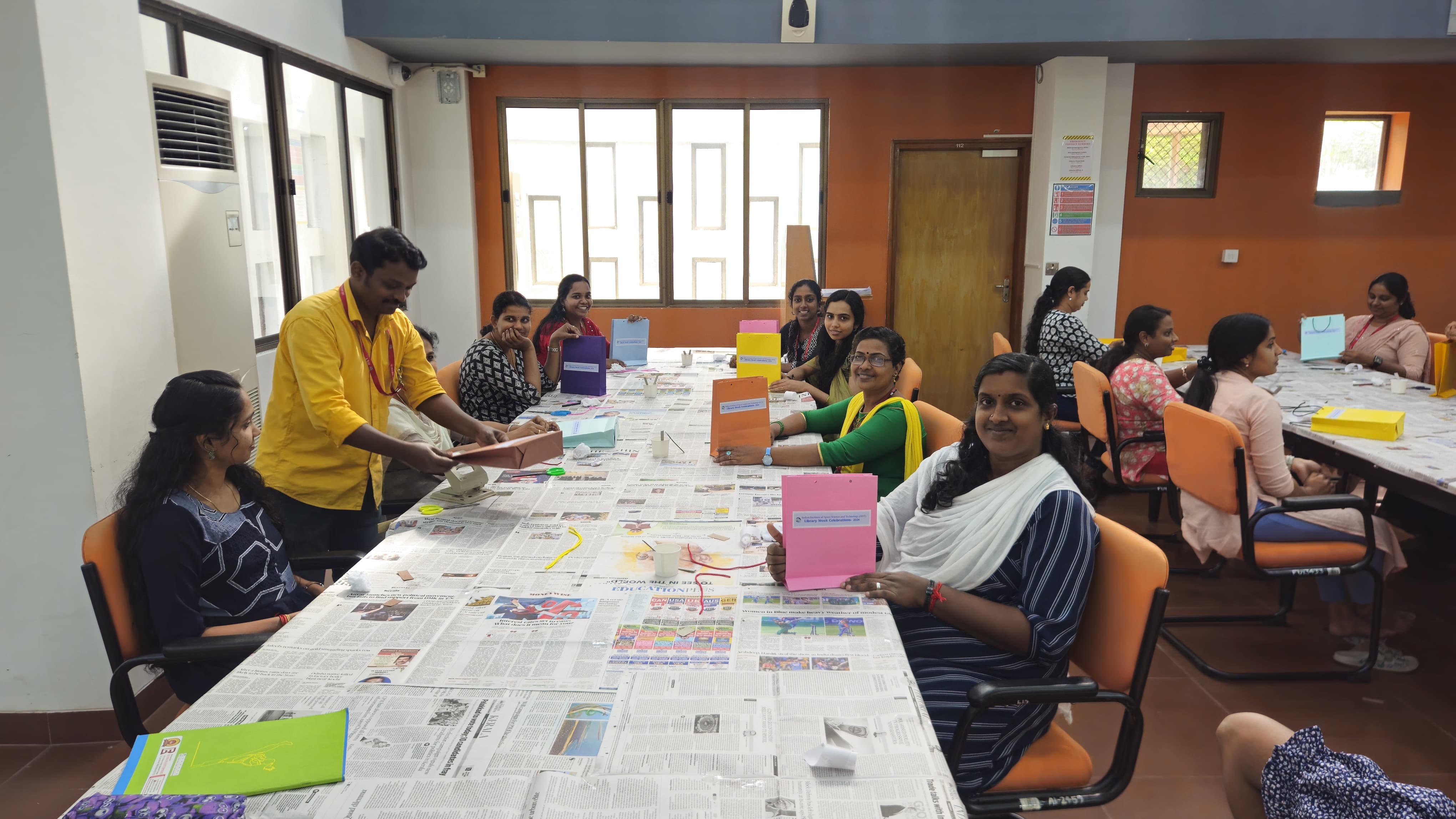 Workshop on Paper Bag Making