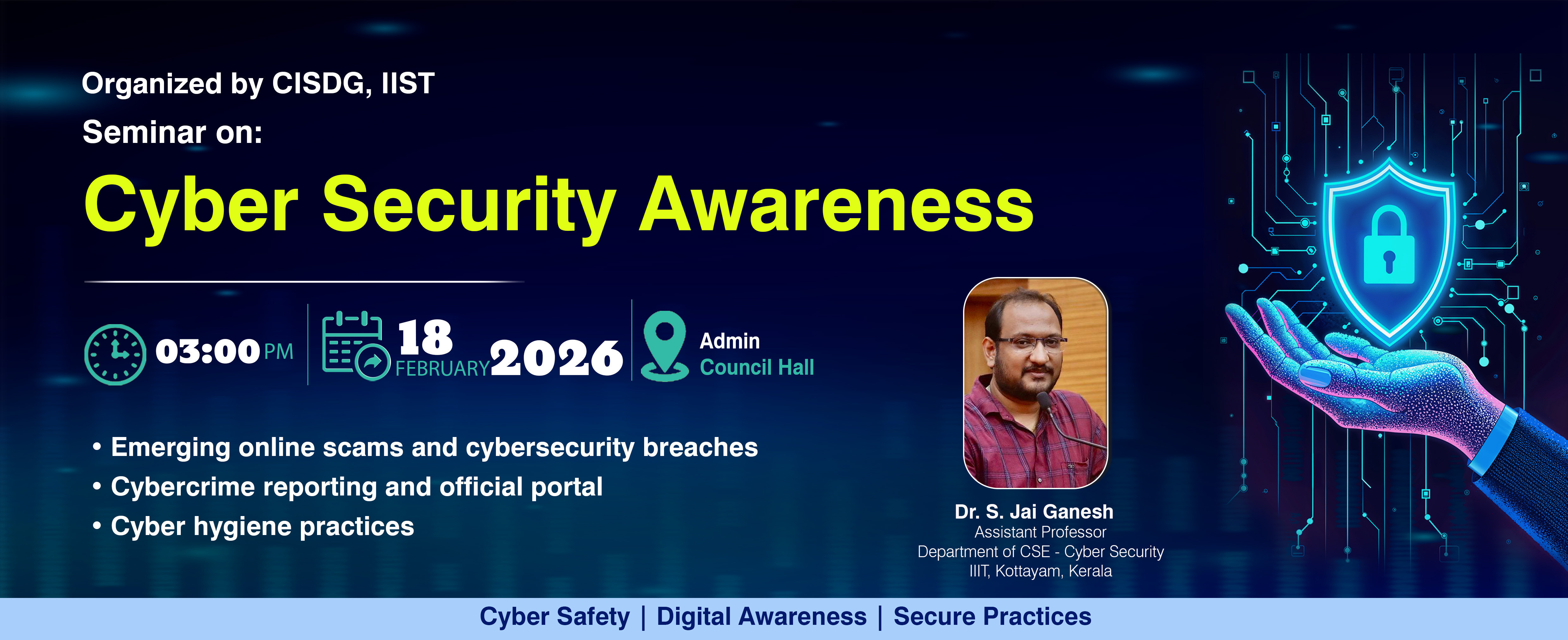 Cyber Security Awareness Web banner 2026
