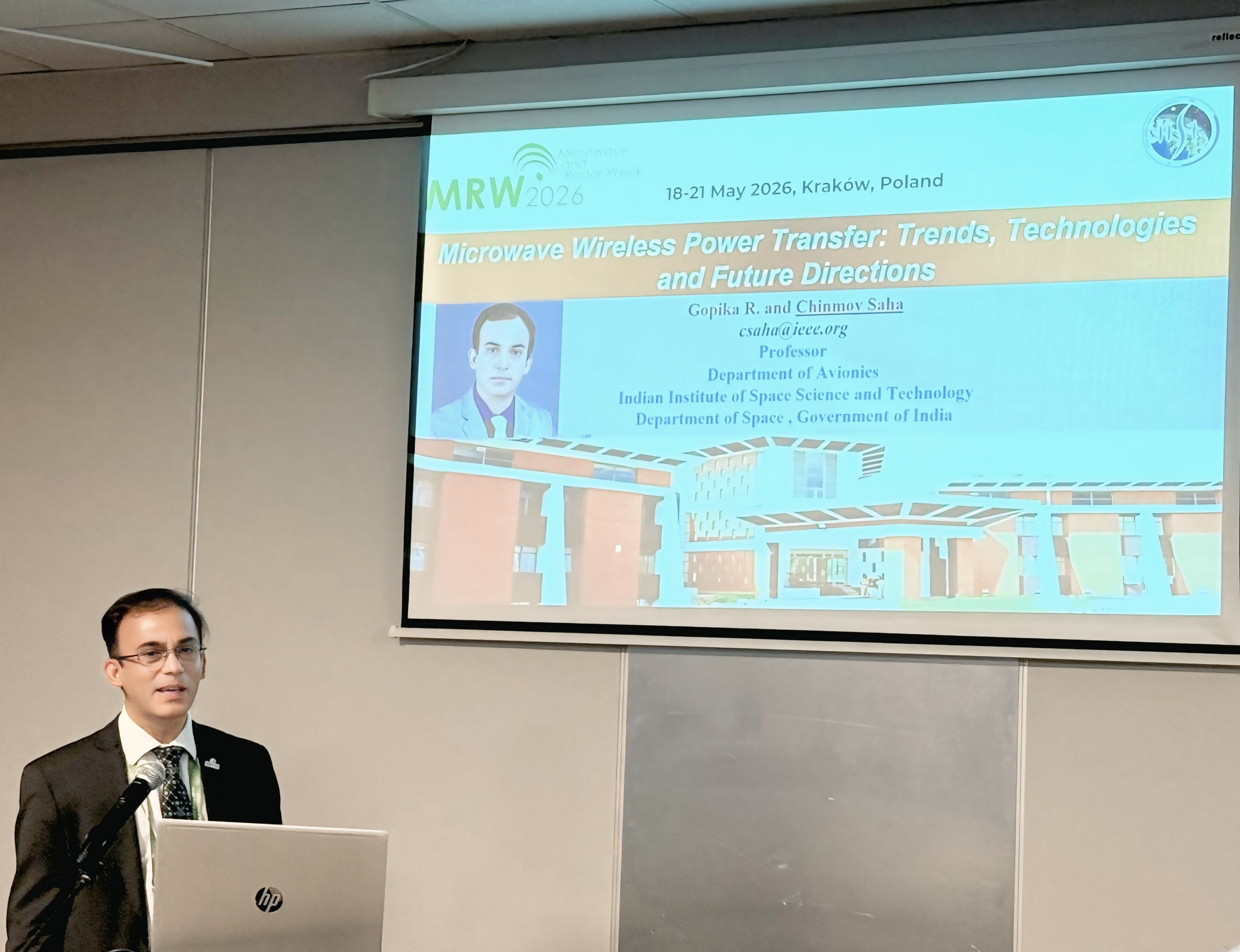 Prof. Chinmoy Saha Delivers Keynote Talk and Chairs IEEE MTT-S SIGHT Panel at Microwave and Radar Week 2026, Poland.