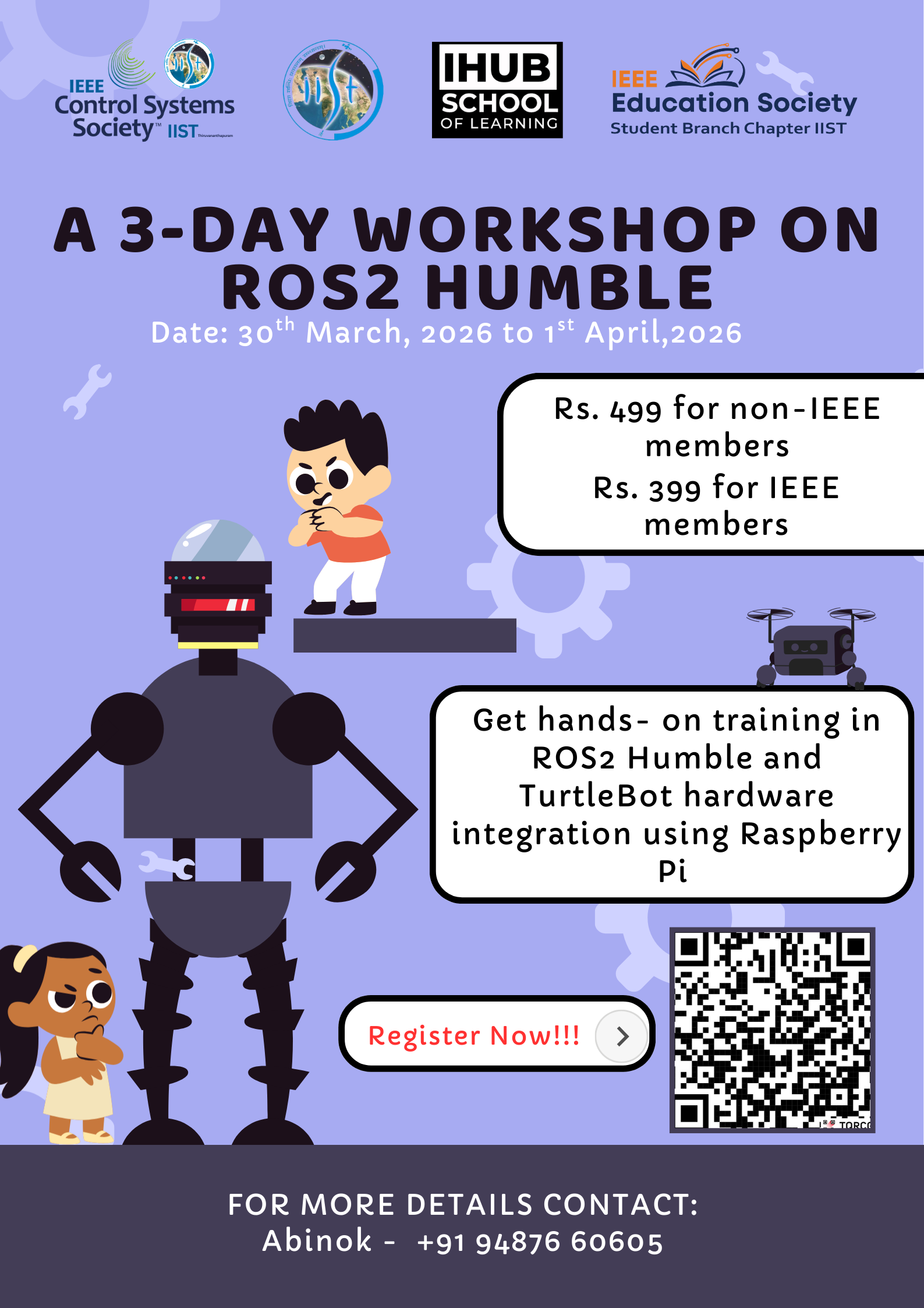 Three-Day Workshop ROS 2 Humble & TurtleBot Hardware Integration