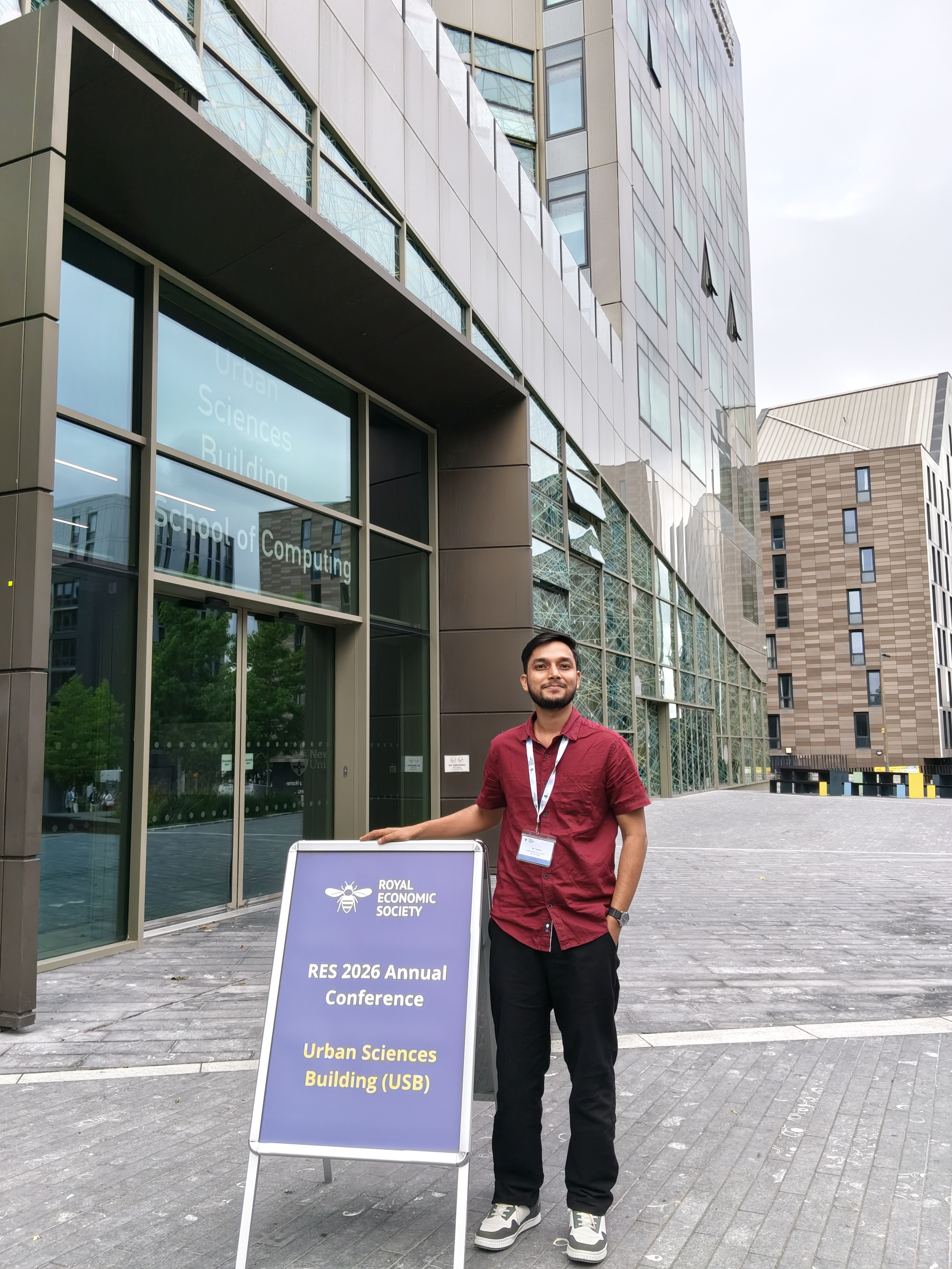 Royal Economic Society (RES) 2026 Annual Conference, University of Newcastle, UK.