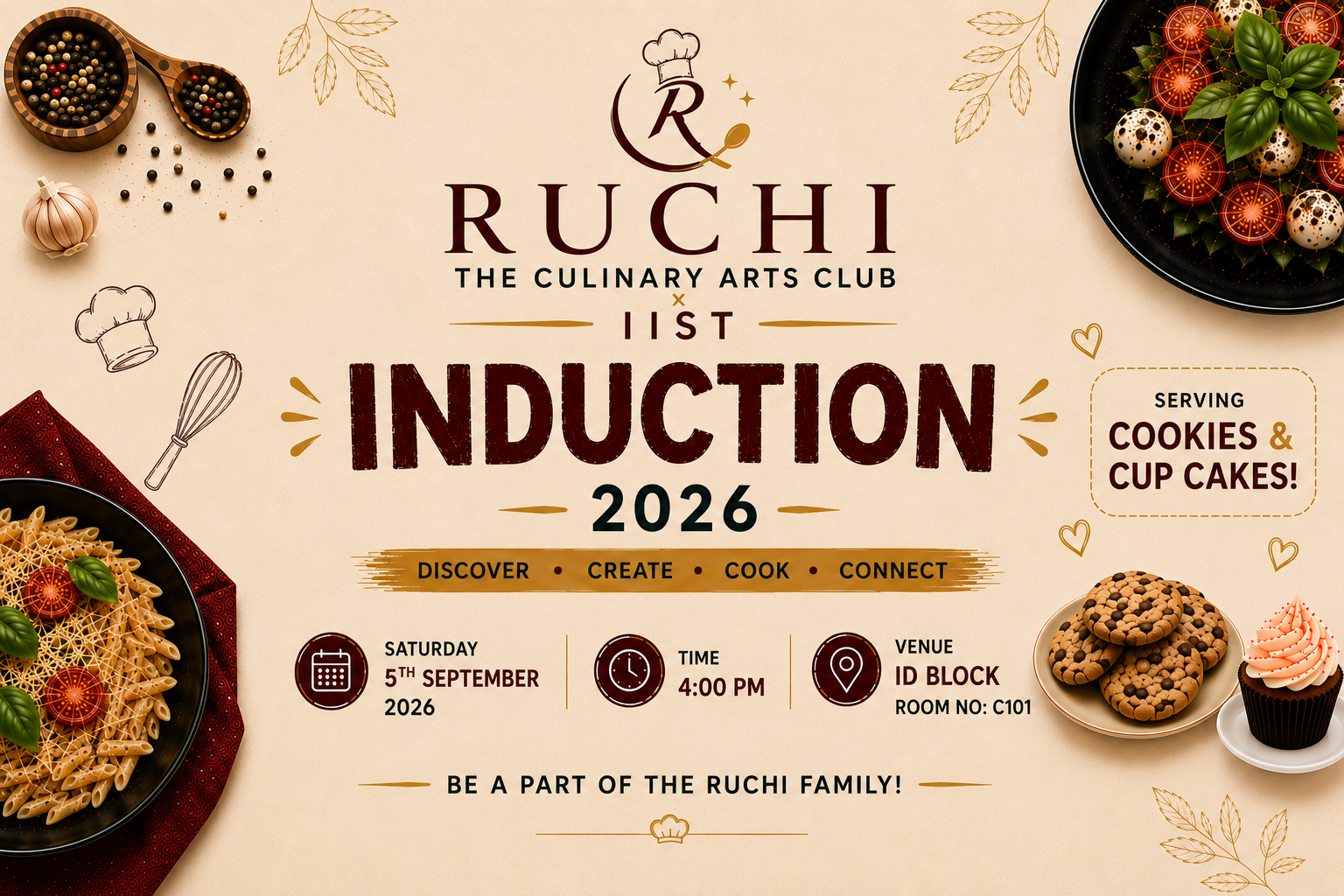 Ruchi Culinary Arts Club Induction