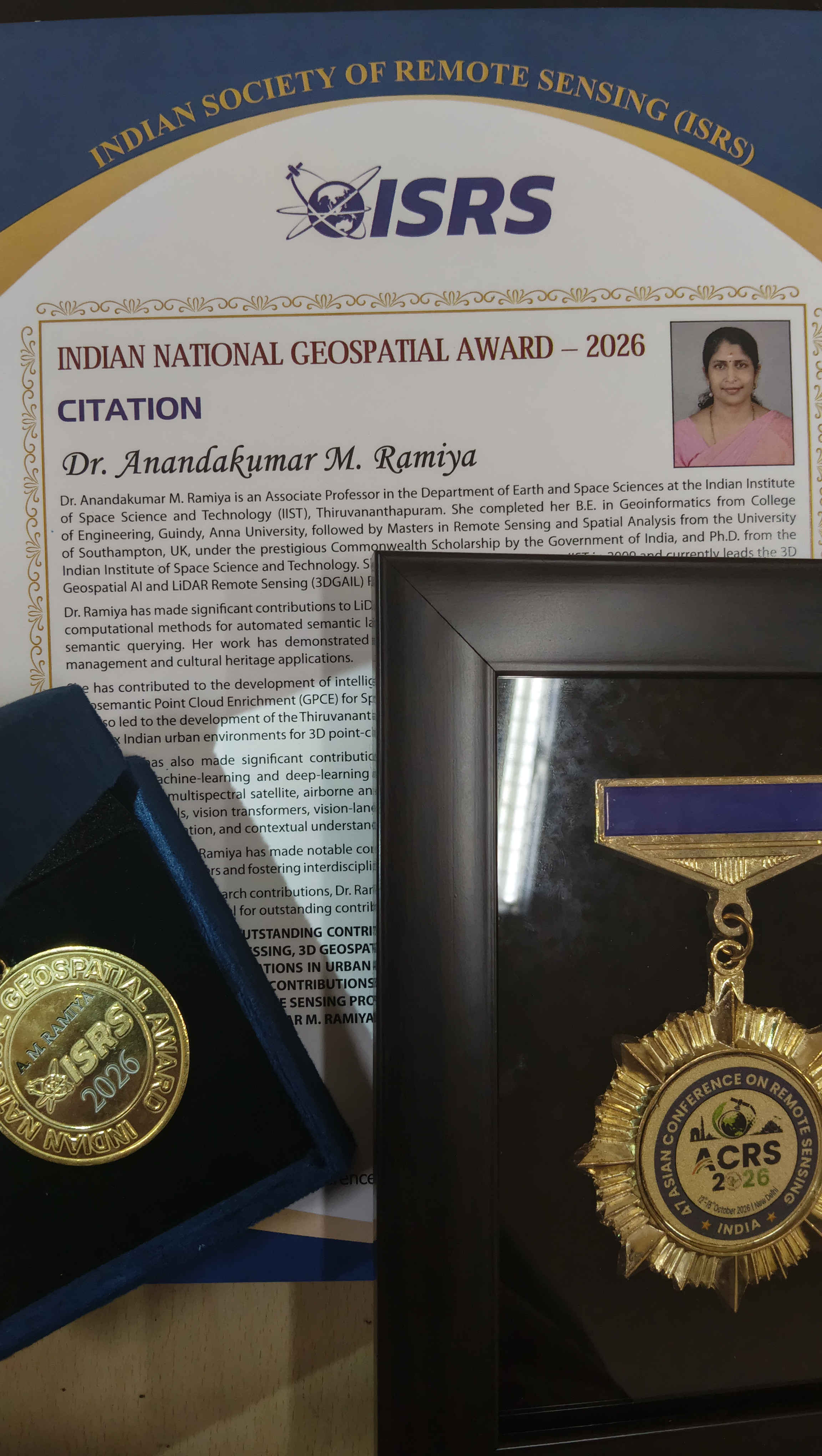 Indian National Geospatial Award 2026