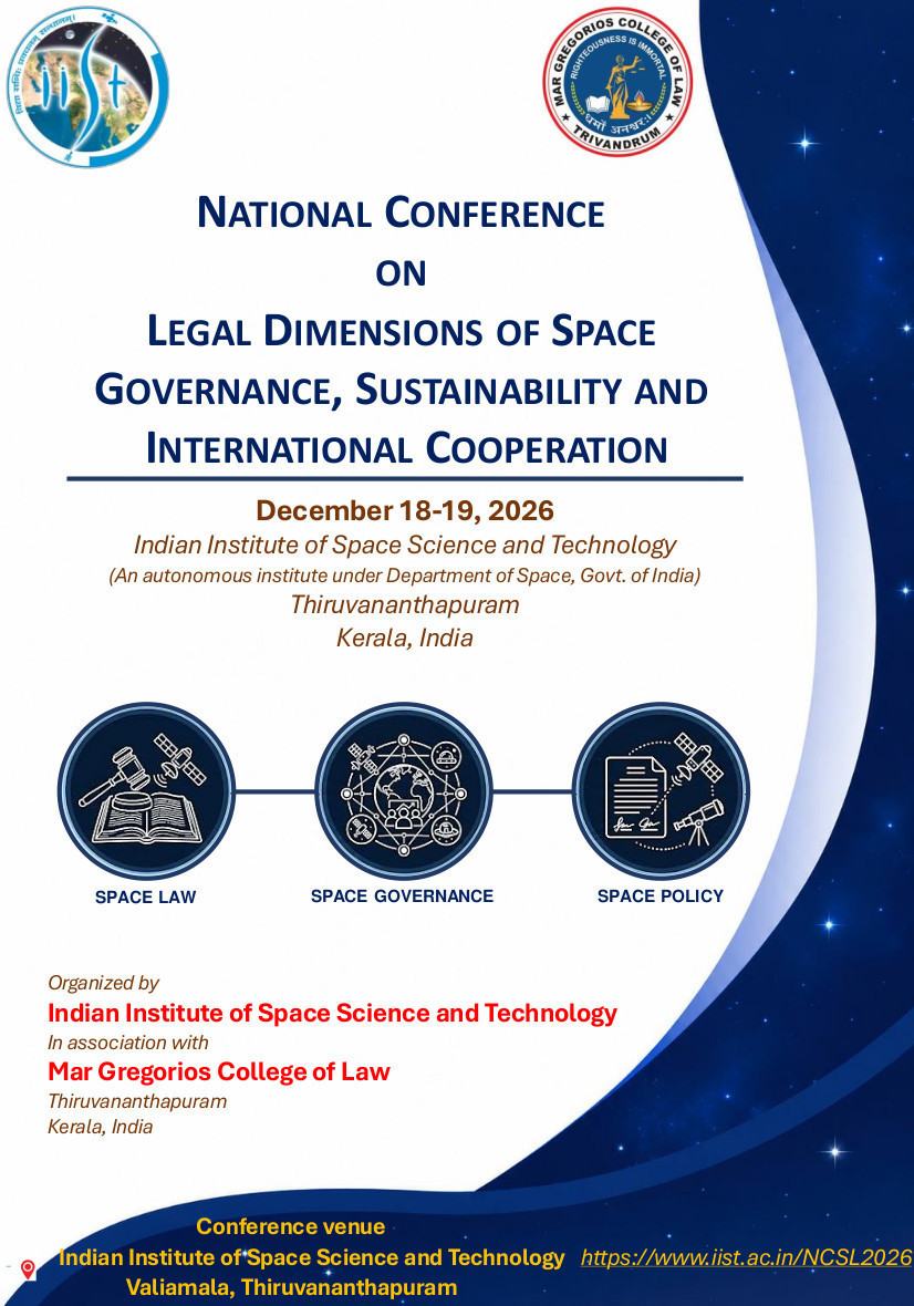 Legal Dimensions of Space Governance, Sustainability and International Co operation
