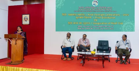 Prize distribution and Hindi Club Inauguration