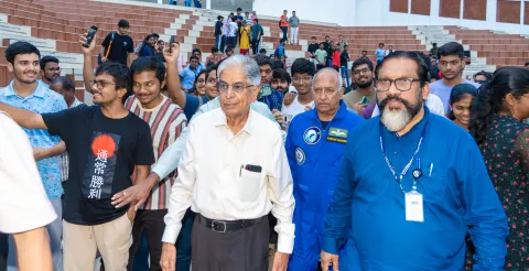 Visit of Wing Commander Rakesh Sharma