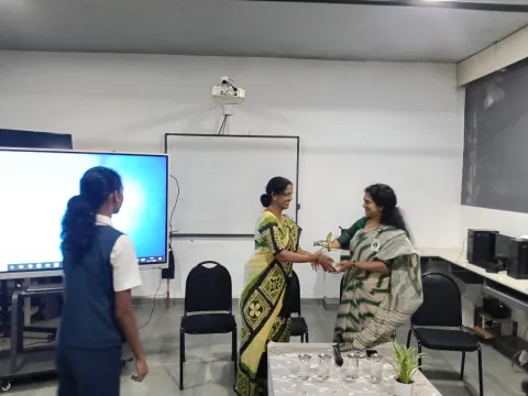 Prof. Dr. K. G. Sreejalekshmi at The School of the Good Shepherd