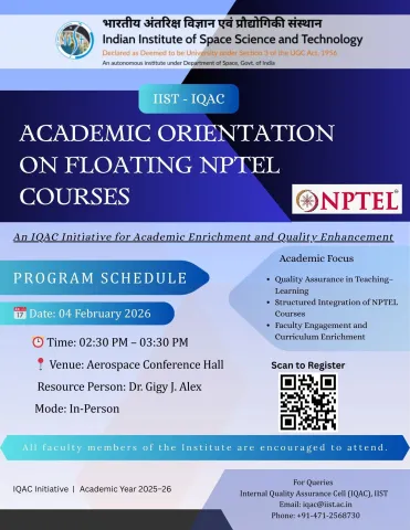 Academic Orientation on Floating NPTEL Courses- Poster