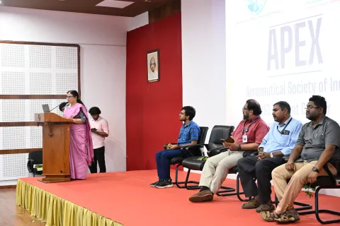 Inauguration of APEX, Student Chapter of Aeronautical Society of India at IIST 