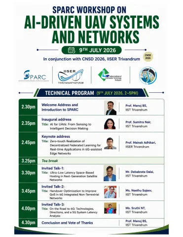 SPARC workshop on AI- Driven UAV Systems and Networks