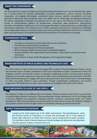 Legal Dimensions of Space Governance, Sustainability and International Co operation