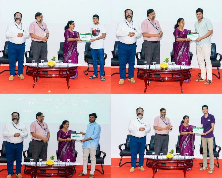 Prize distribution and Hindi Club Inauguration