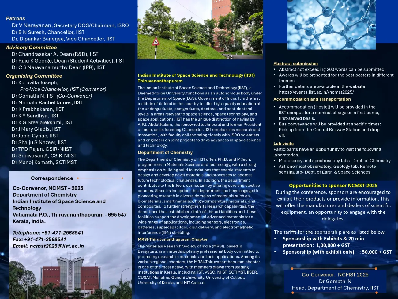 NCMST 2025 Brochure