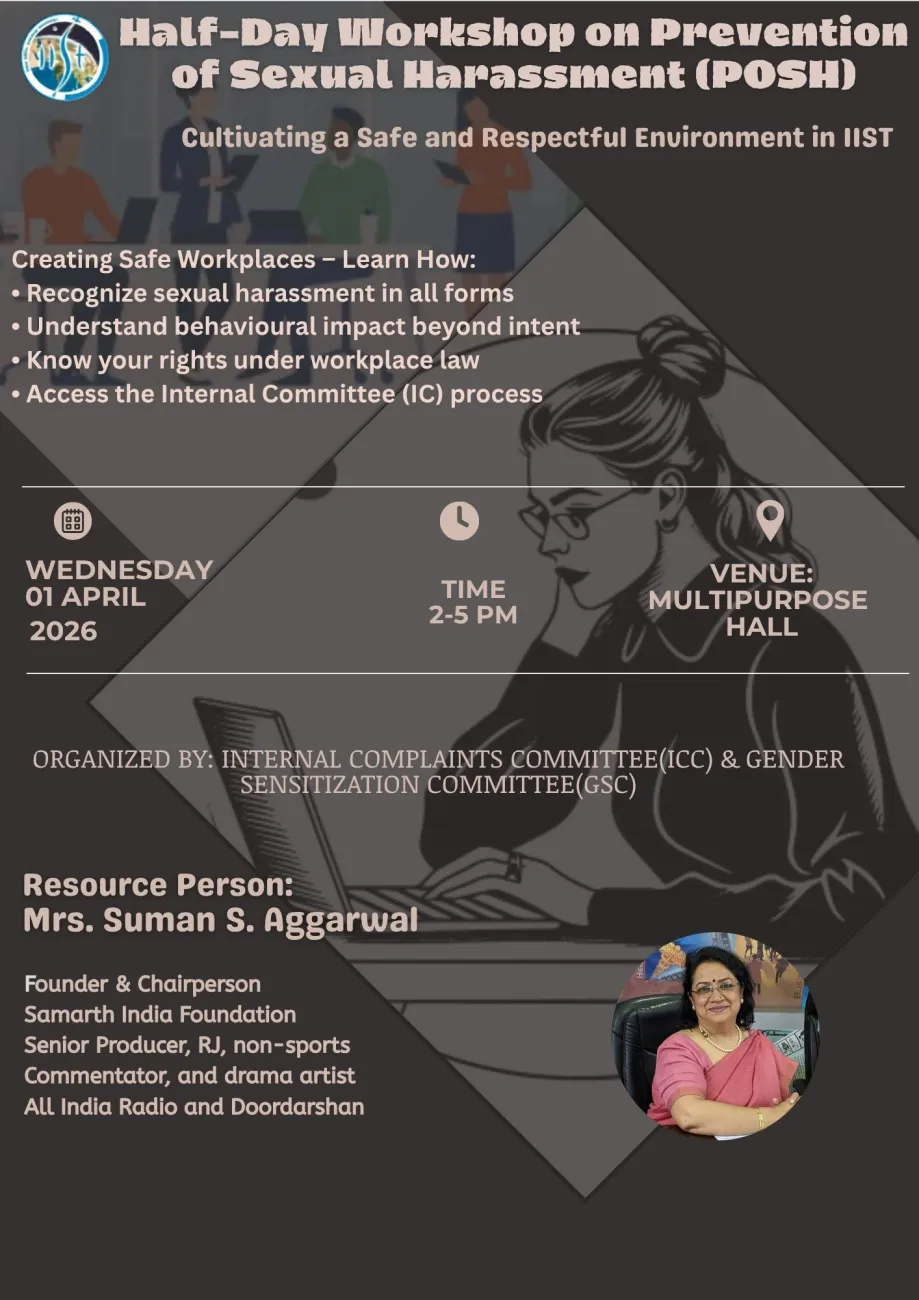 Half-Day Workshop on Prevention of Sexual Harassment (POSH)
