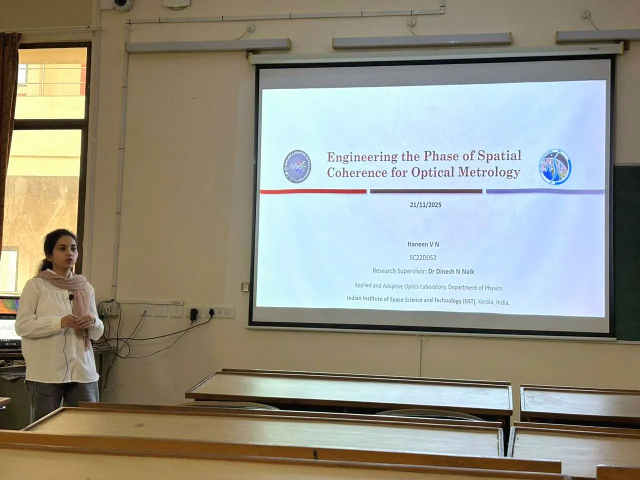 Seminar on Engineering the phase of spatial coherence for optical metrology
