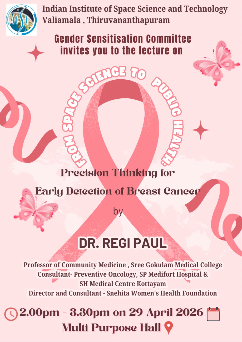 Awareness Lecture on “From Space Science to Public Health: Precision Thinking for Early Detection of Breast Cancer”