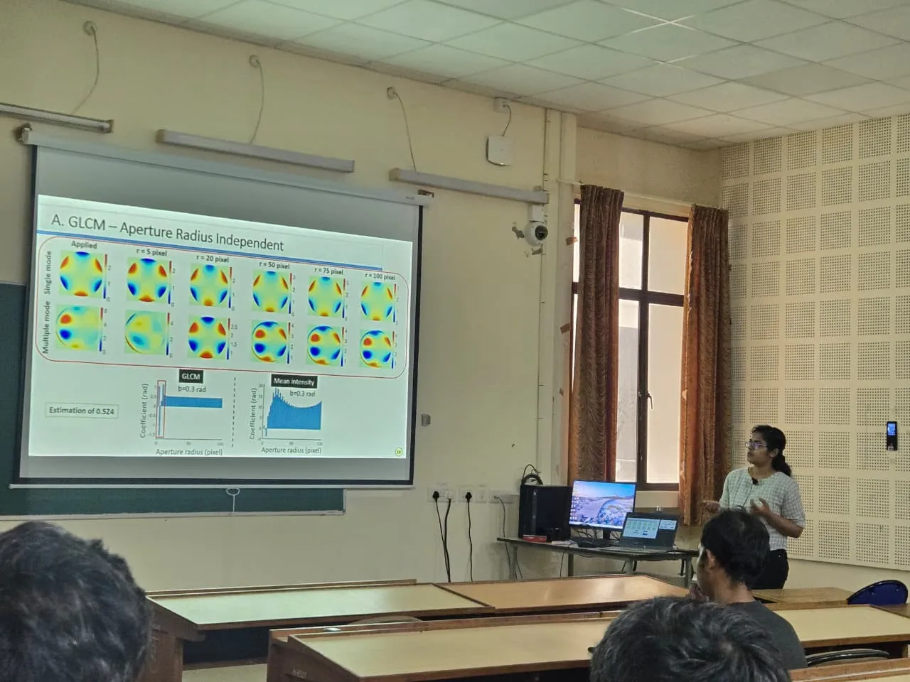 Holographic Modal Wavefront Sensing with Novel Quality Metric Parameter