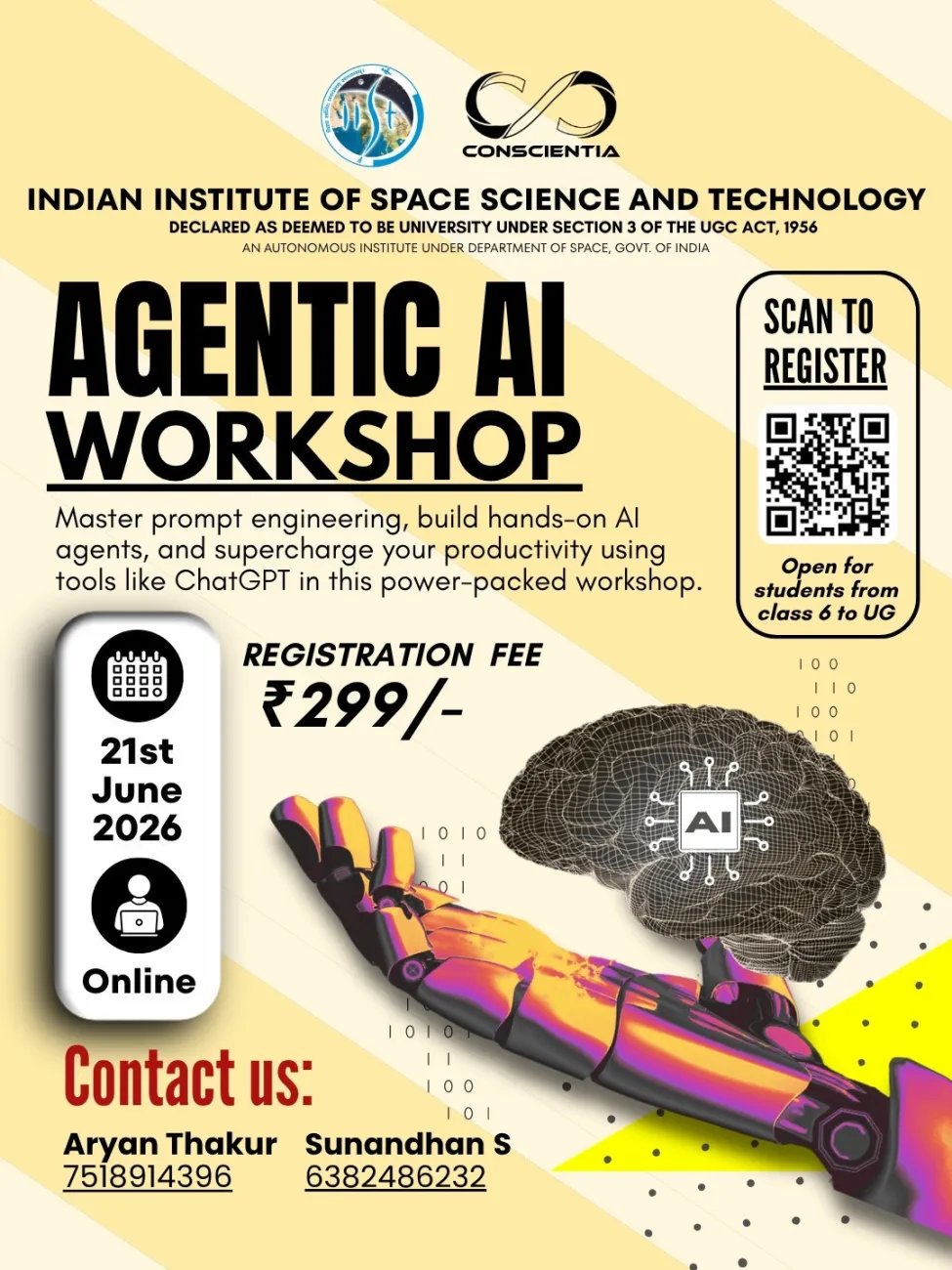 Online Workshops Conscientia 2026