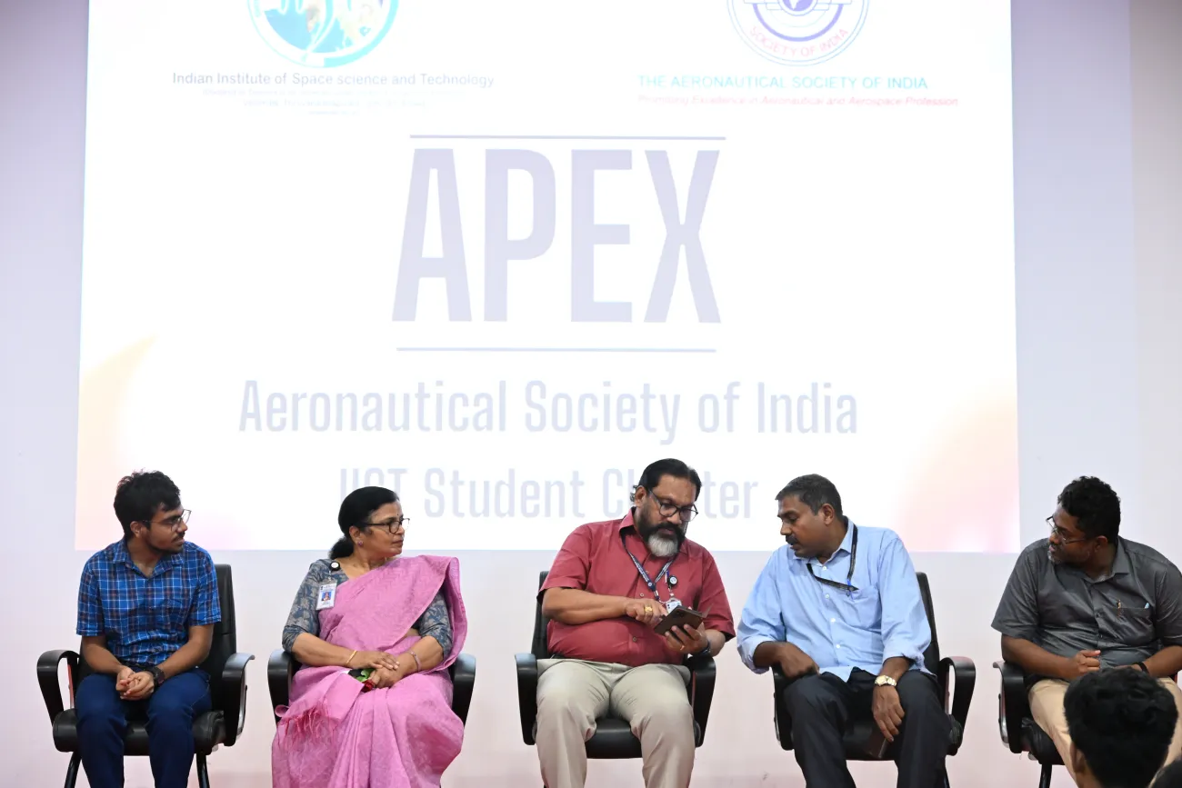 Inauguration of APEX, Student Chapter of Aeronautical Society of India at IIST 