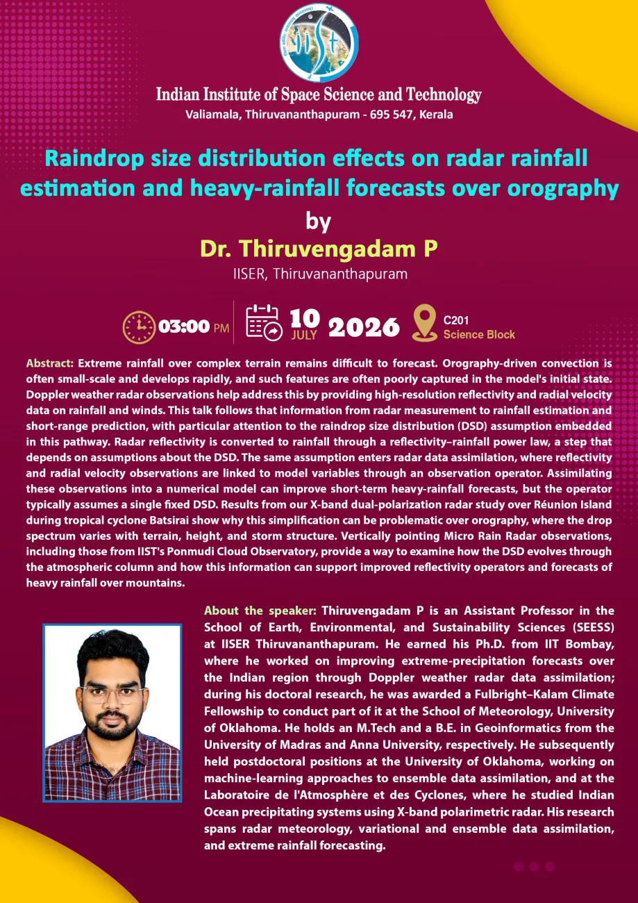 l estimation and heavy-rainfall forecasts over orography