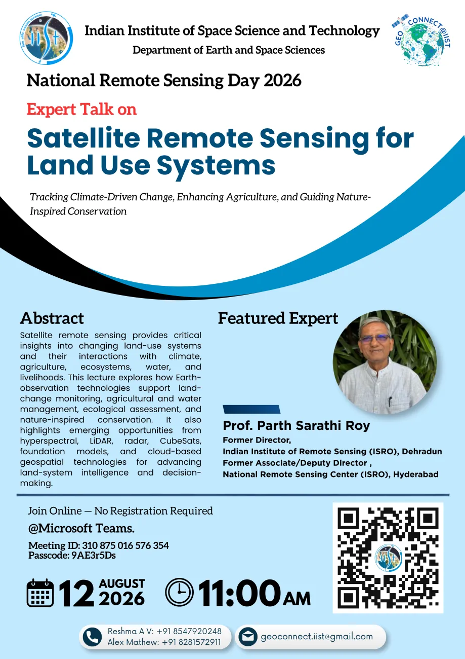 Expert Talk on National Remote Sensing Day 2026