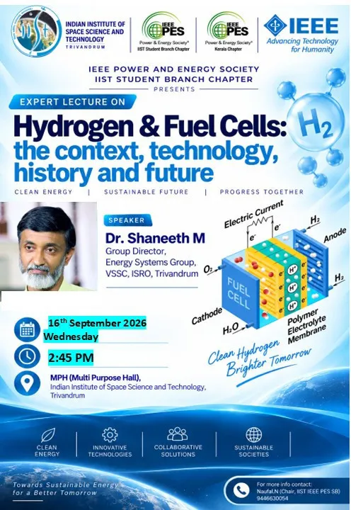 Expert Lecture on “Hydrogen & Fuel Cells: The Context, Technology, History and Future”
