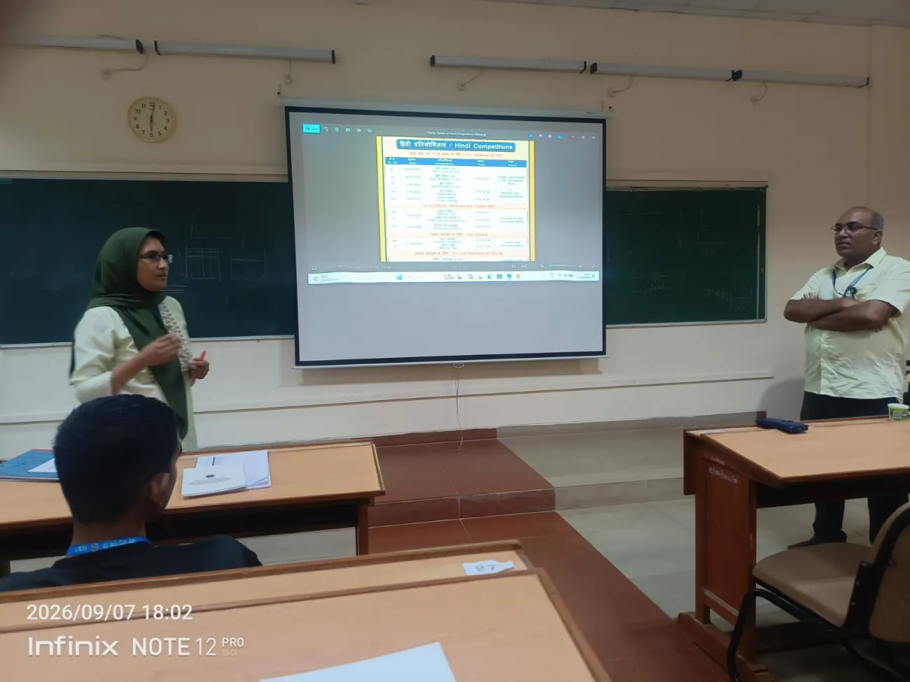Induction Programme Of The Hindi Club – ‘Hindi Manjari’