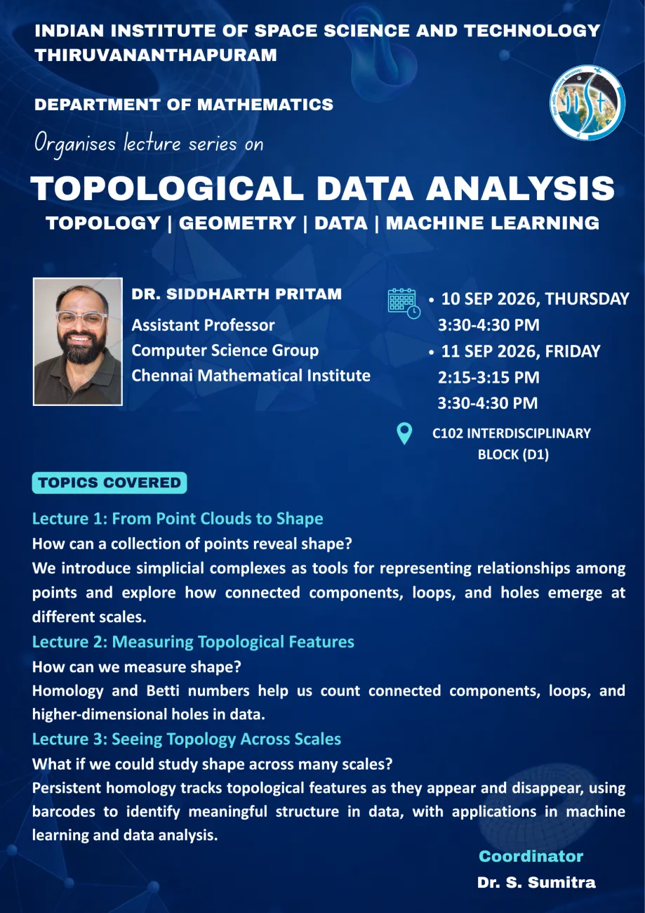 Lecture Series on Topological Data Analysis