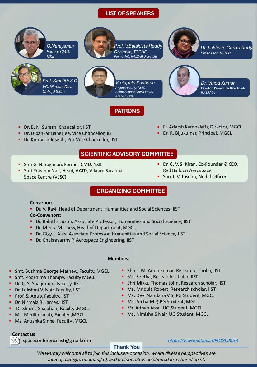 Legal Dimensions of Space Governance, Sustainability and International Co operation